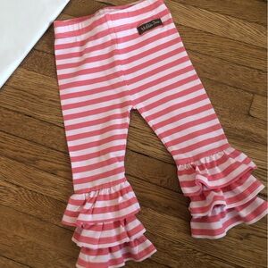 Matilda Jane striped Ruffle hem bottoms girls 12-18 months